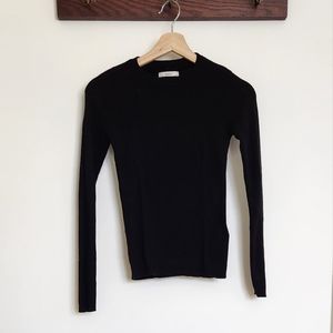 Black cotton knit Sessun